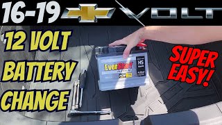 DIY: 2016 - 2019 Chevy Volt 12 Volt Battery Change - Easy!