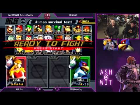 Mr. Poo (Sheik) vs. FBA | RavenKing (Falco) - ASH@WIT #31 Melee Bracket