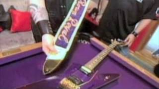 Video thumbnail for Rare video of Dimebag Darrell and his Crown Royal Washburn guitar by Hard Rock