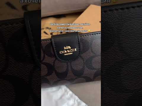 Гаманець coach medium corner zip wallet натуральна шкіра + подарункове пакування - фото 4 - id-p2662740459