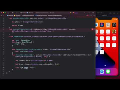 SwiftUI 2.0 ImagePicker implementation for CoreData & Firebase.