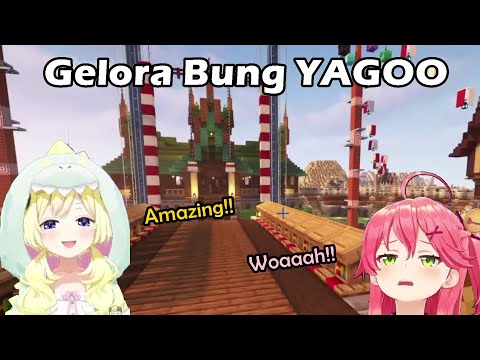 Miko and Watame's Reaction When Seeing Gelora Bung Yagoo Stadium and Training for HoloID Cup 2022