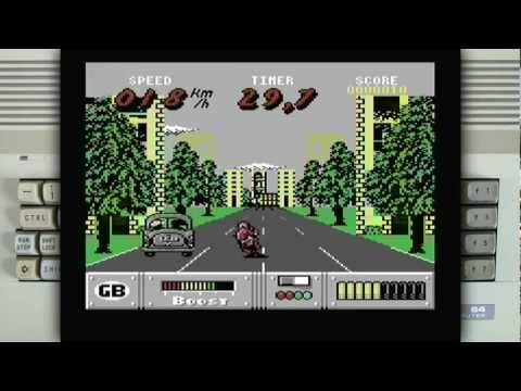 Out Run Europa on the Commodore 64