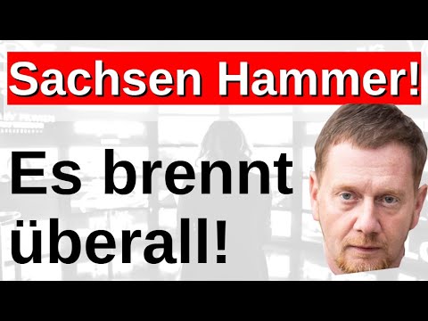 Fires are burning everywhere in Saxony! Citizens are rising up! Public opinion in Saxony has turn...