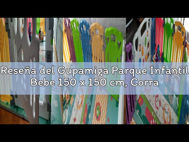 Vídeo relacionado con Gupamiga Parque Infantil Bebe 150 x 150 cm, Corralito para Niños y Niñas, Parque de Juegos para Bebe PLP-WL071-11
