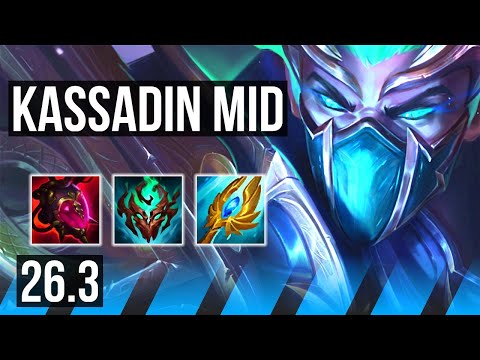 KASSADIN vs AHRI (MID) | Perfect KDA: 15/0/6 | EUNE Grandmaster | 26.3