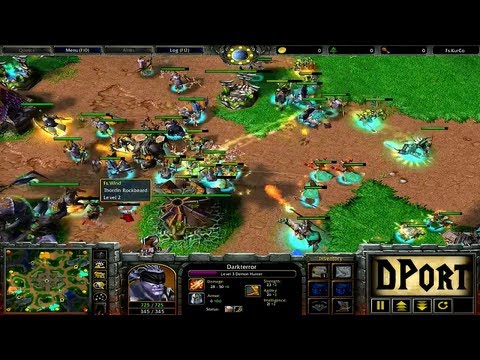 WarCraft 3: 2v2 Ls.WoLv (NE) & CheerOn (OC) vs Fs.Wind (HU) & Fs|Bull (OC) - G1