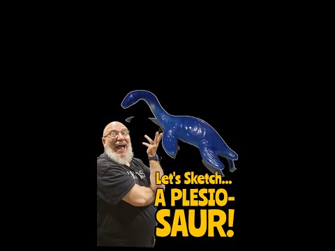 268 Days Strong: Today, I'm Sketching A Plesiosaur!