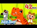 Tyrannosaurus Rex And More Best Dinosaur Songs Dinosaur World Compilation JunyTony