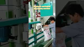 Automatic packaging and sewing machine