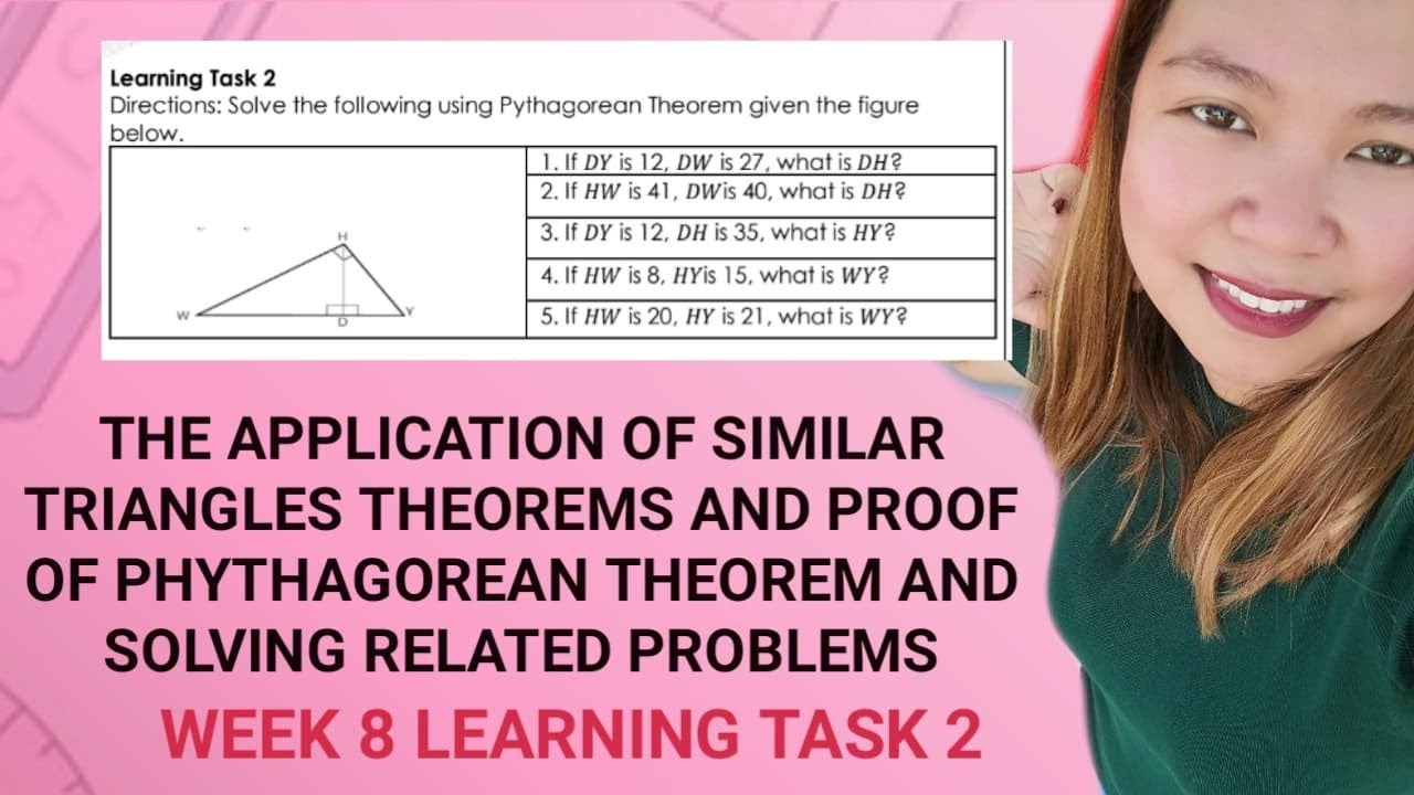 Putar video Pythagorean Theorem | Week 8 Learning Task 2 sekarang Pythagorean Theorem | Week 8 Learning Task 2