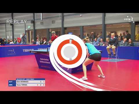 Masters 2017 Halve finale: Kim Vermaas - Yana Timina