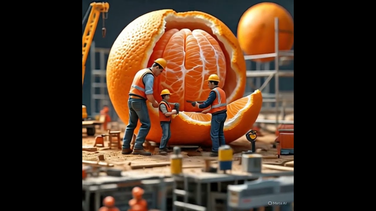Miniature construction #workers #ai