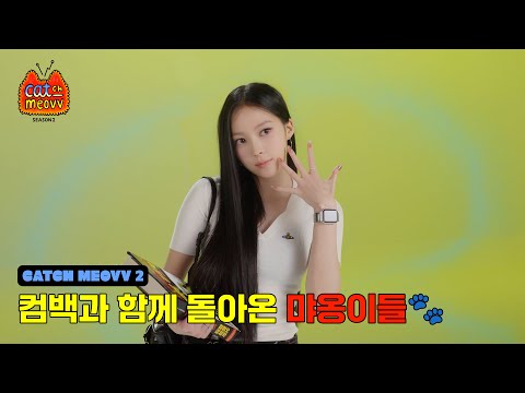 CATCH MEOVV SEASON 2 | 선공개 | 컴백과 함께 돌아온 먀옹이들 🐾🖤 | MEOVV's back!