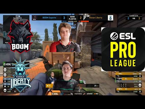 BOOM Esports vs Havan Liberty - INFERNO map1 - ESL Pro League S12 @Gaules