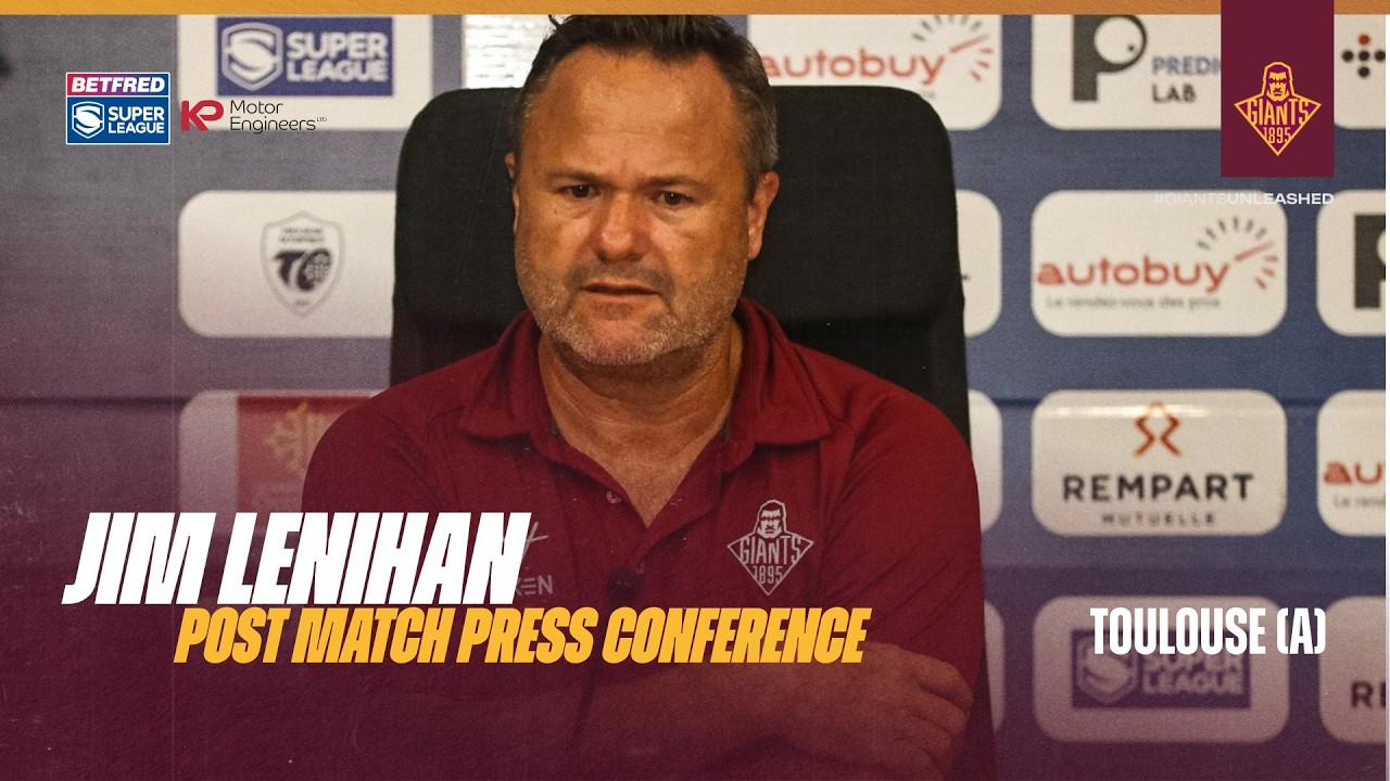 Jim Lenihan | Post Match Press Conference | Toulouse (a)
