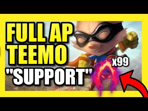 FULL AP TEEMO "SUPPORT"! | 36,000 DAMAGE AS SUPPORT?! MOST DAMAGE IN THE GAME! | Best Teemo Build S9