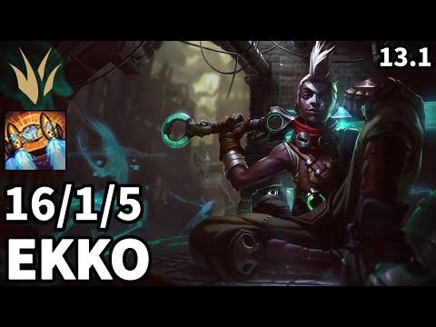 Ekko Jungle vs Kindred - EUW Challenger | Patch 13.1