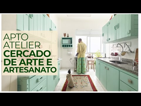 THINK DECOR IN A VERY DIFFERENT WAY - HE LIVES SURROUNDED BY BRAZILIAN POPULAR ART AND CRAFTS