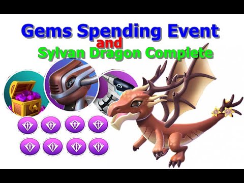 Gems Spending Event and Sylvan Dragon Complete | Dragon Mania Legends | DML