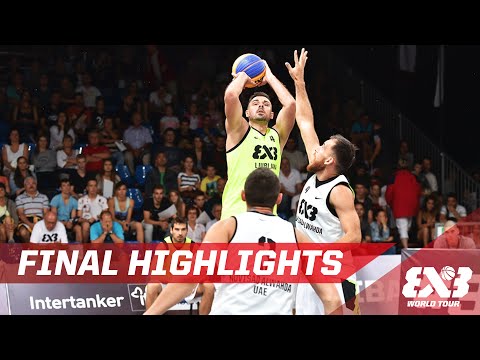 Novi Sad Al Wahda (UAE) vs Ljubljana (SLO) - Final Highlights - Debrecen - 2016 FIBA 3x3 World Tour