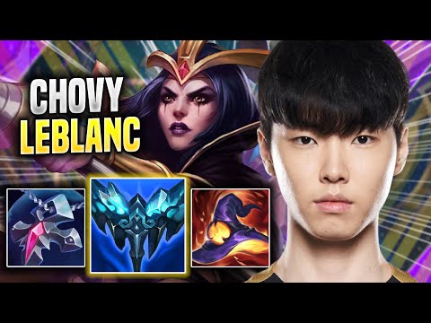 CHOVY IS A BEAST WITH LEBLANC! - GEN Chovy Plays Leblanc MID vs Ahri! | Season 2022