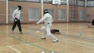 preview picture of video 'Fencing - Fremantle Masters Games 2009 - Epee Final'