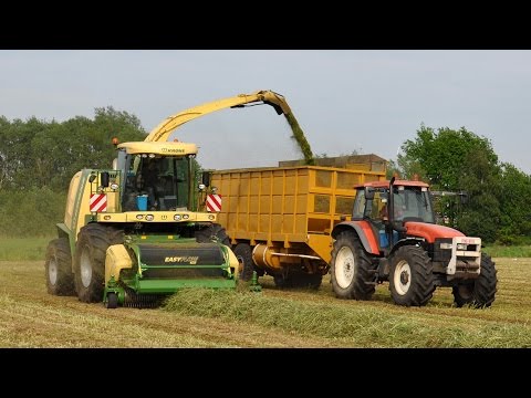 Krone BigX 850 - Loonw. De Bruyne - gras hakselen