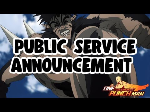 One Punch Man The Strongest "Global" Public Service Announcement Monsterized Bakuzan SSR+