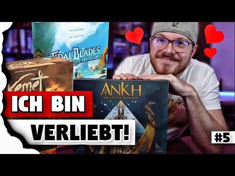 3 Spiele gezockt | Potential zum neuen Lieblingsspiel ❤️ Ankh, Kemet, Tidal Blades | #5