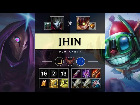 Jhin ADC vs Ziggs - EUW Grandmaster Patch 25.17