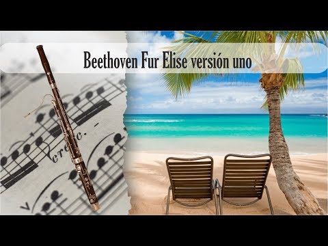 Partitura Beethoven Fur Elise versión uno Fafot
