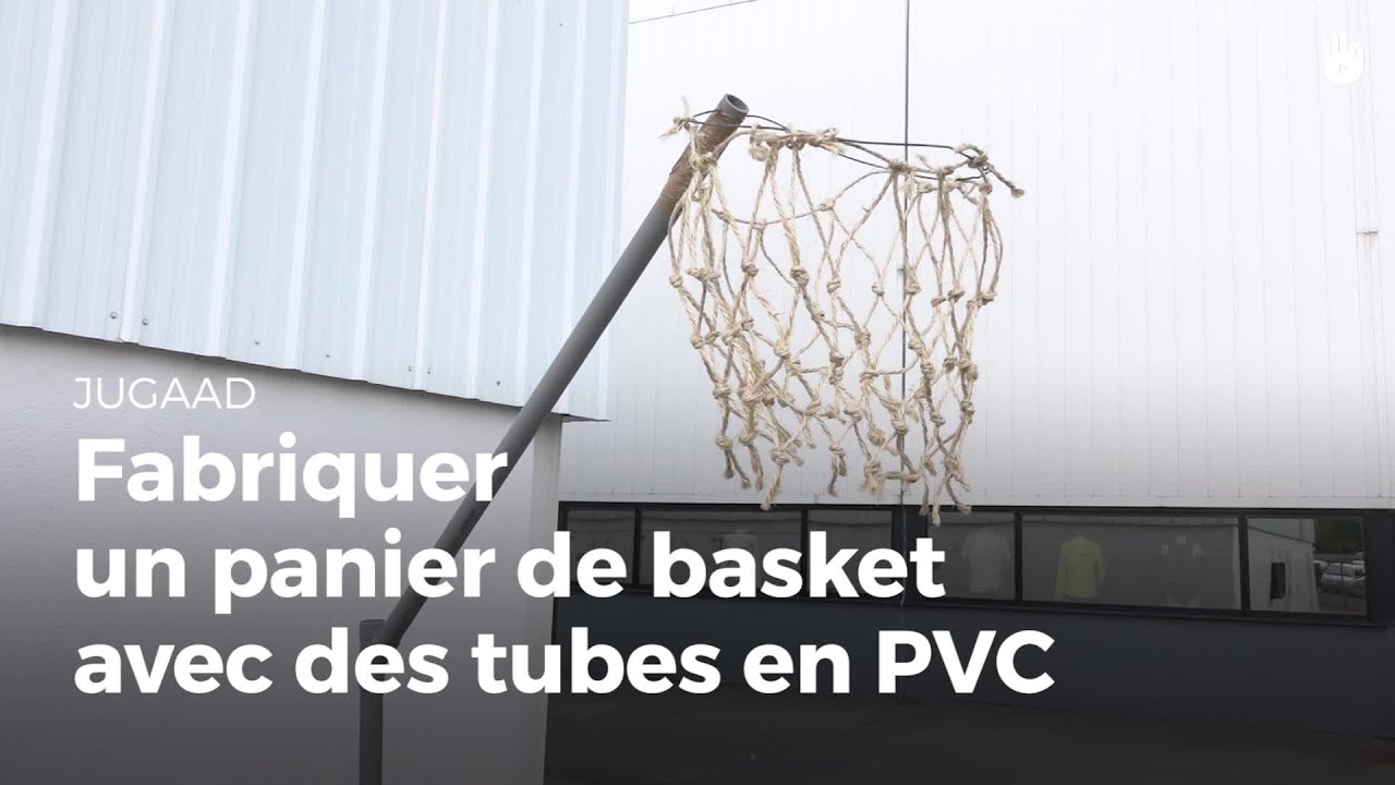 Fabriquer un panier de basket en tubes PVC - Jugaad DIY : équipement