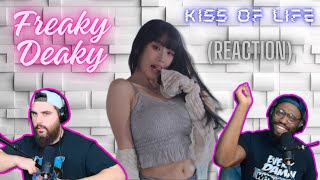 First Time Reaction to KISS OF LIFE (Tyga, Doja Cat - Freaky Deaky Cover)