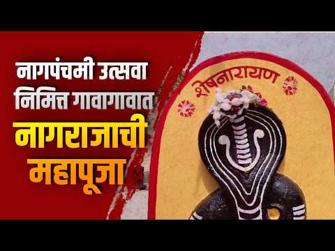 नागपंचमी उत्सव निमित्त गावोगावी नागराजाची महापूजा