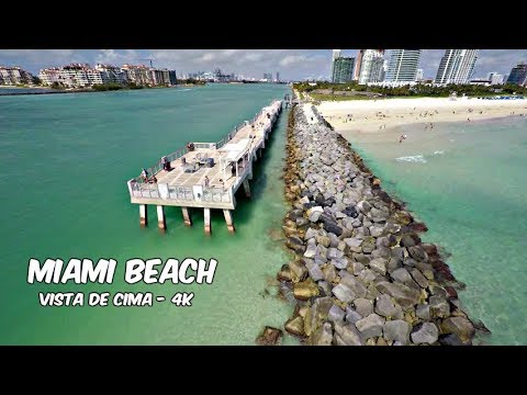 MIAMI BEACH  - VISTA DE CIMA 4K