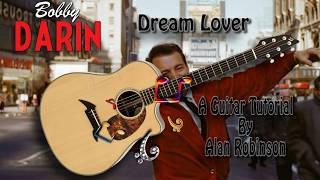 Dream Lover - Bobby Darin - Acoustic Guitar Lesson (easy-ish - no key change)