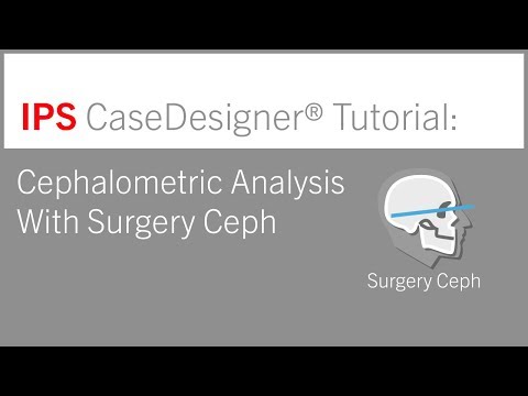 Cephalometric Analysis With Surgery Ceph | IPS CaseDesigner® Tutorial