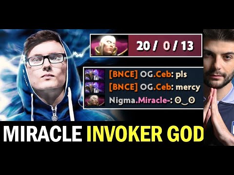 OG.CEB ASKS FOR MERCY | MIRACLE GODLIKE INVOKER | PRO INVO SHOW