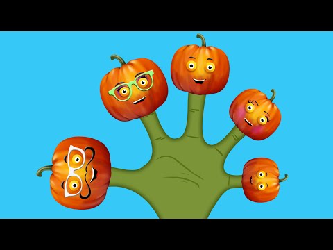 The Finger Family Pumpkin Family Nursery Rhyme | Pumpkin Finger Family Songs Video