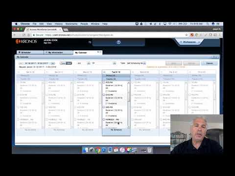 Airmed Kronos Self Schedule Tutorial