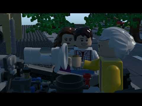 Back to the future 40th aniversary| Lego animation