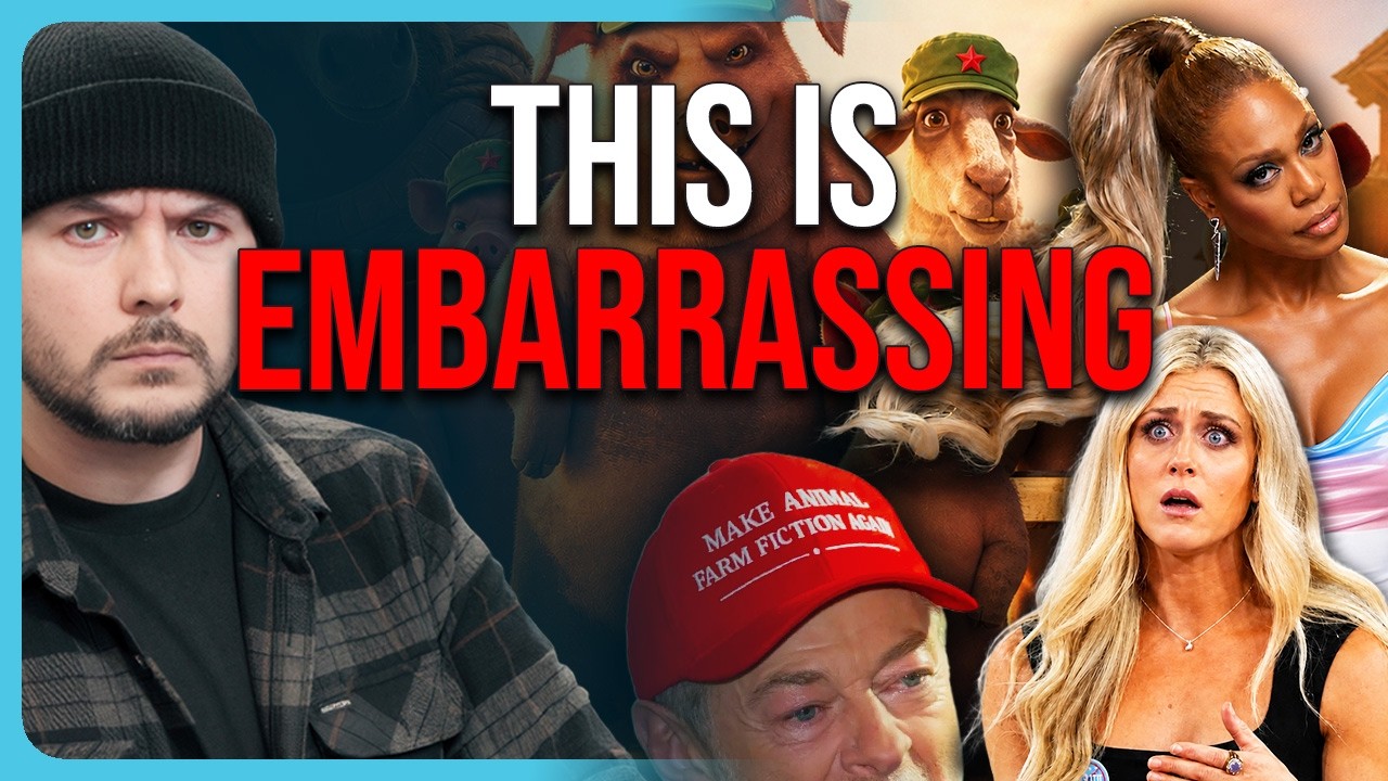 TRANS Actor Promotes Animal Farm Movie, Tim Pool SLAMS Conservatives Pushing Anti Capitalist Film
