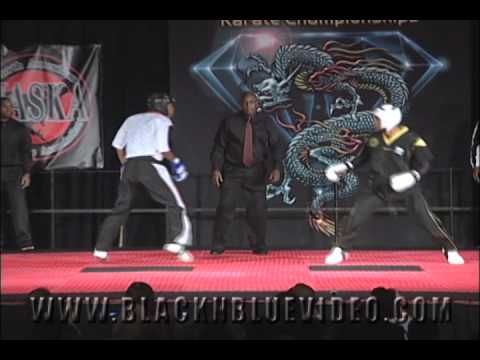 Dejuan Brown vs Elias Lemon 2013 Diamond Nationals Karate Tournament