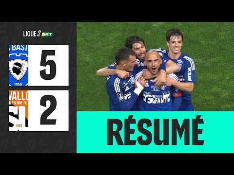 SC BASTIA - STADE LAVALLOIS MFC (5-2) - 30ème journée - Ligue 2 BKT 24/25