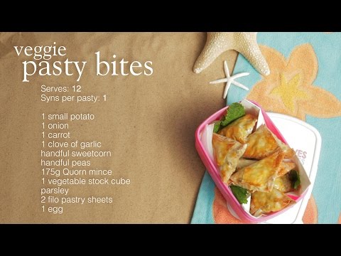 Slimming World veggie pasty bites recipe - 1 Syn per pasty