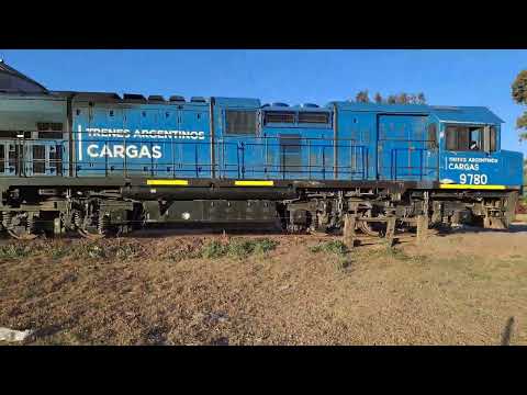 🇦🇷🚂Tren N°5002/9780 TAC (LB) haciendo su paso por J.B.MOLINA(STAFE). 8/10/22