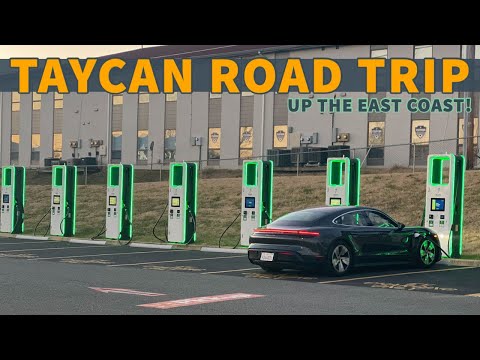 Taycan 4S Road Trip Up The Whole East Coast! South Florida To NYC In The Electric Porsche