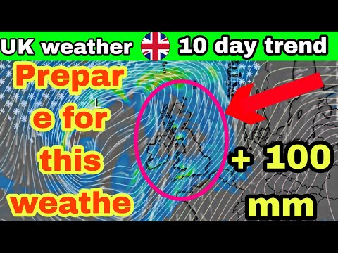 UK weather : 10 day trend / Precipitation accumulations during the next ten days