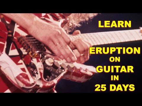 Van Halen Eruption Guitar Lesson 01 by Mark John Sternal Learn To Play In 25 Days